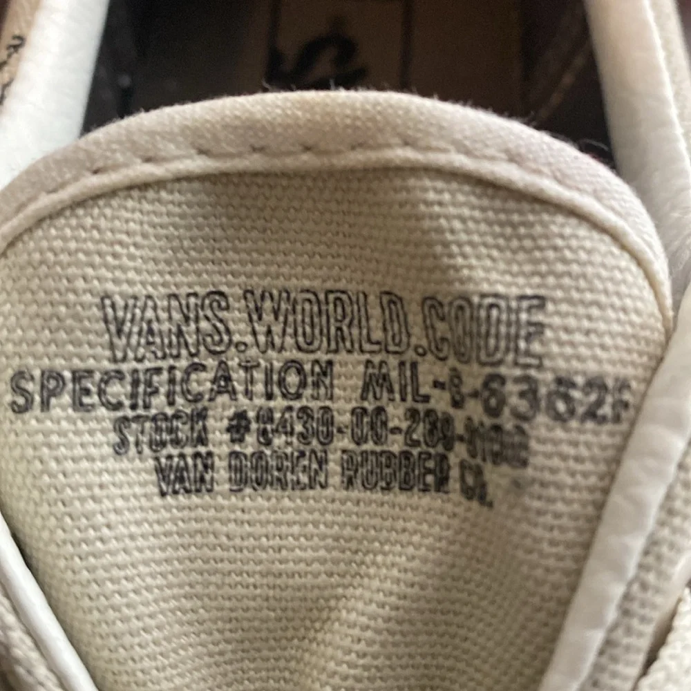 Era VansWorldCode Keep Earth Clean Low Top Canvas Shoes Oatmeal Mens 11